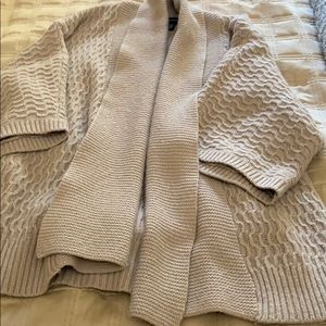 Beige Cardigan Sweater
